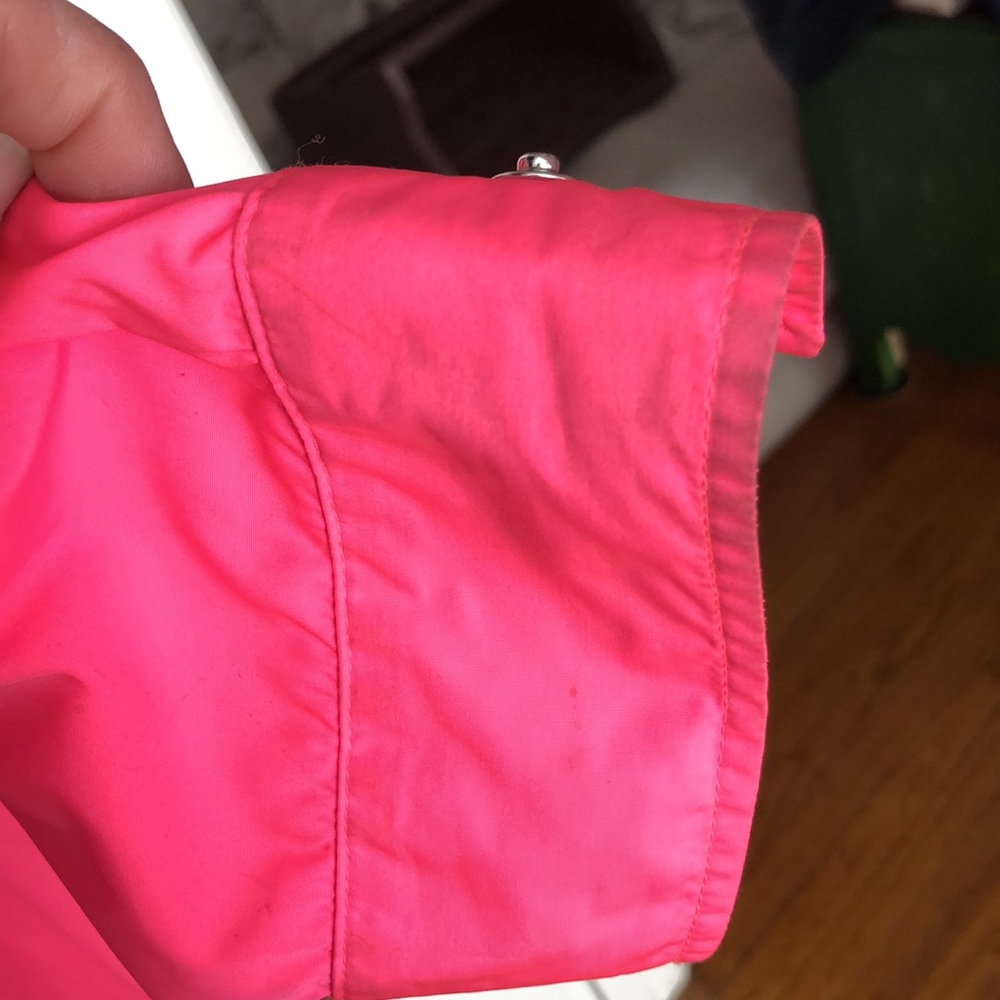 PLAYBOY JOYRICH Florescent Pink TRENCH COAT - Picture 7 of 7